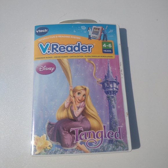 🆕 DISNEY Tangled VTech V.Reader Software Kids Interactive Game - Picture 3 of 7